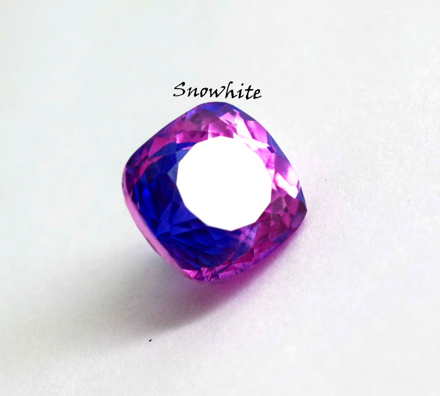 Rare Natural Pink & Blue Pitambari 12–14 Ct Cushion Cut Certified Loose Gemstone