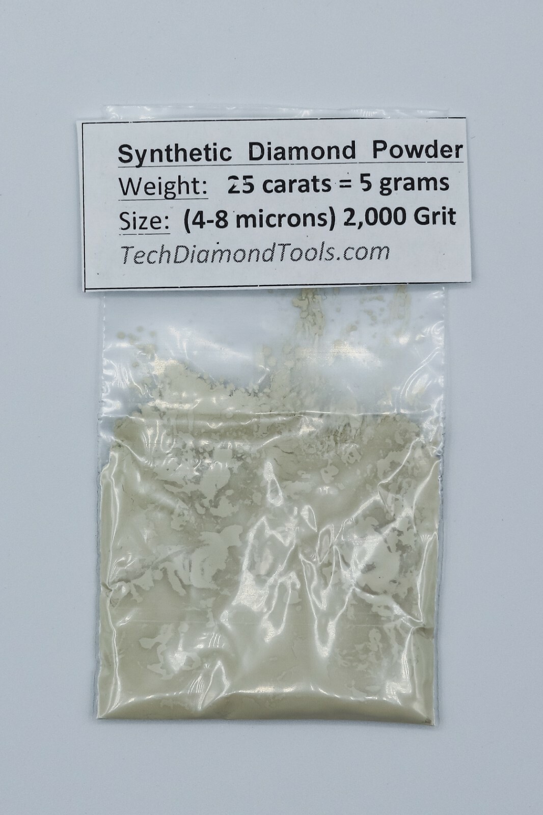 Polishing Lapping Diamond Powder 200.000 to 400 Grit Mesh Weight 25 Carat 5 Gram