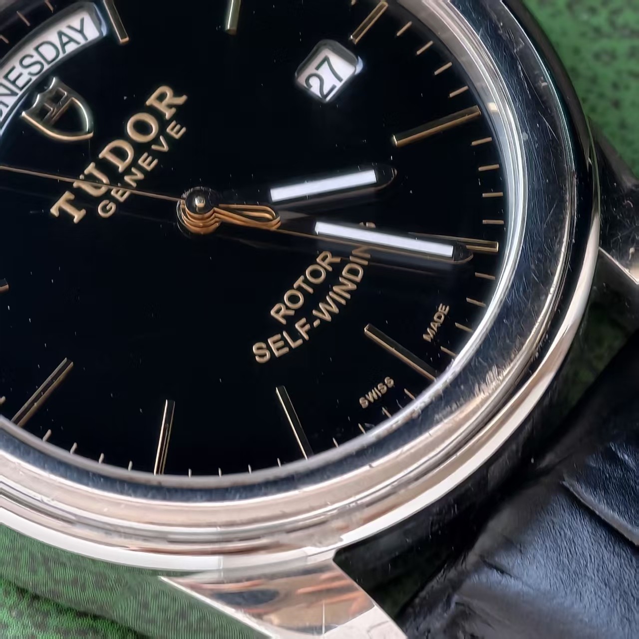 Tudor Black Dial Glamour M56003-0040 Men’s Watch Automatic 39mm Day Date