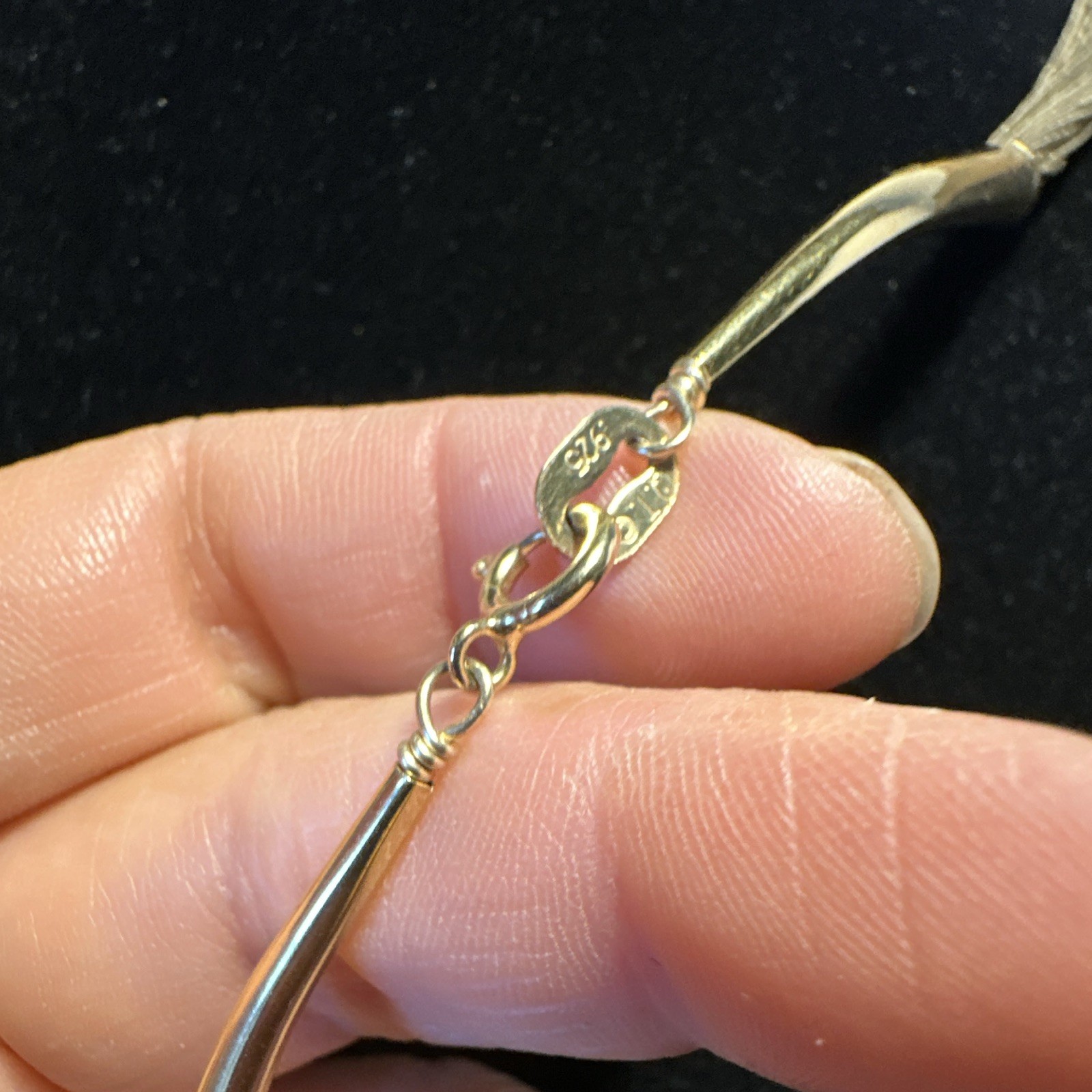 925 Sterling Silver 30-Strand Liquid Silver Necklace, Spring Ring Clasp