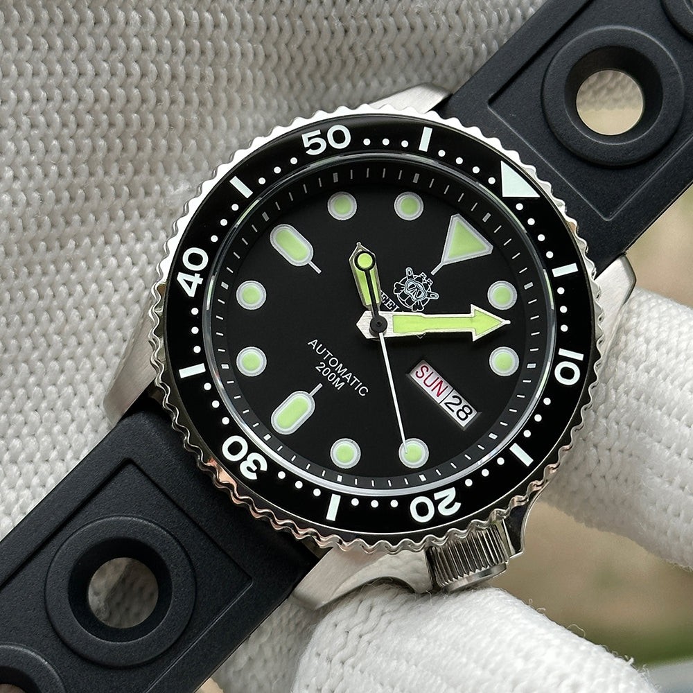 STEELDIVE SD1973W Mens 41.2mm 200M Automatic Dive Watch NH36 Sapphire Steel