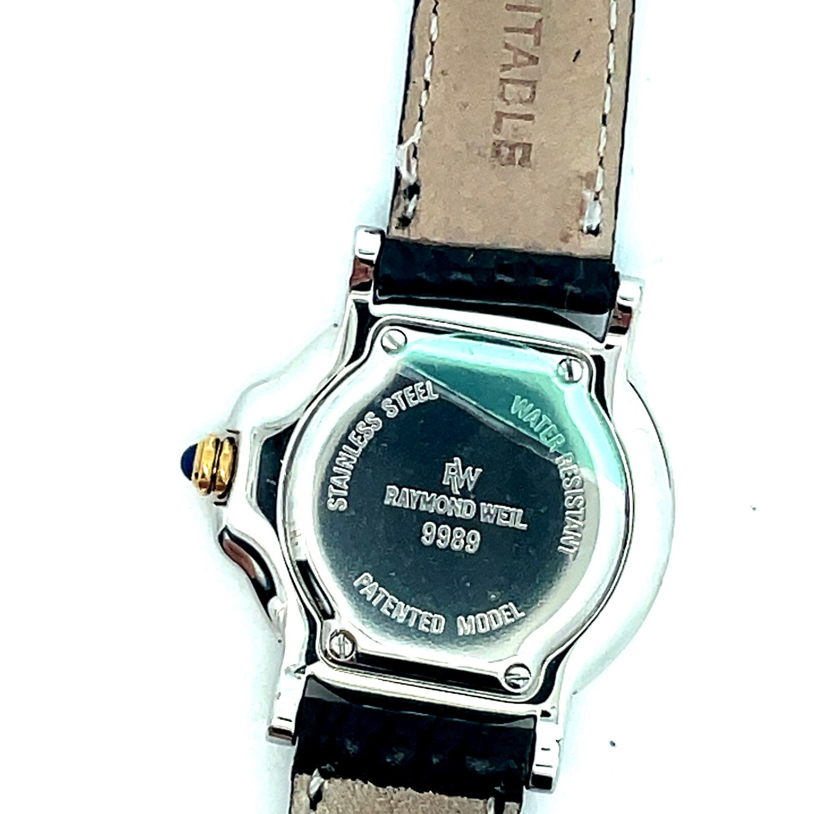 Raymond Weil 9989 Parsifal White Dial Leather Band Women’s Watch