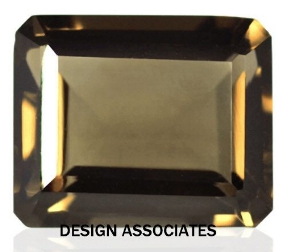 SMOKY QUARTZ 10 x 8 MM EMERALD CUT AAA ALL NATURAL