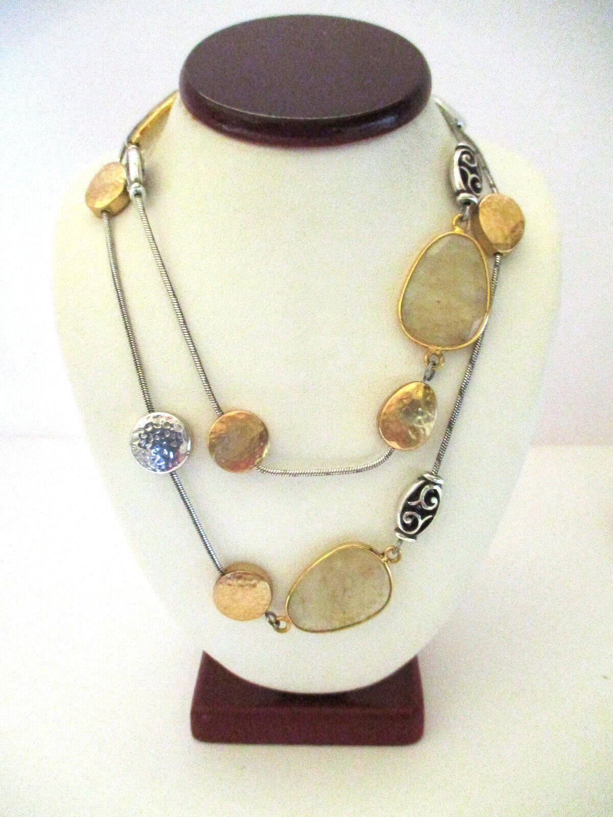 Brighton “MEDITERRANE GEM” Long Necklace-Earring-Bracelet Set (MR$232) New/Pouch
