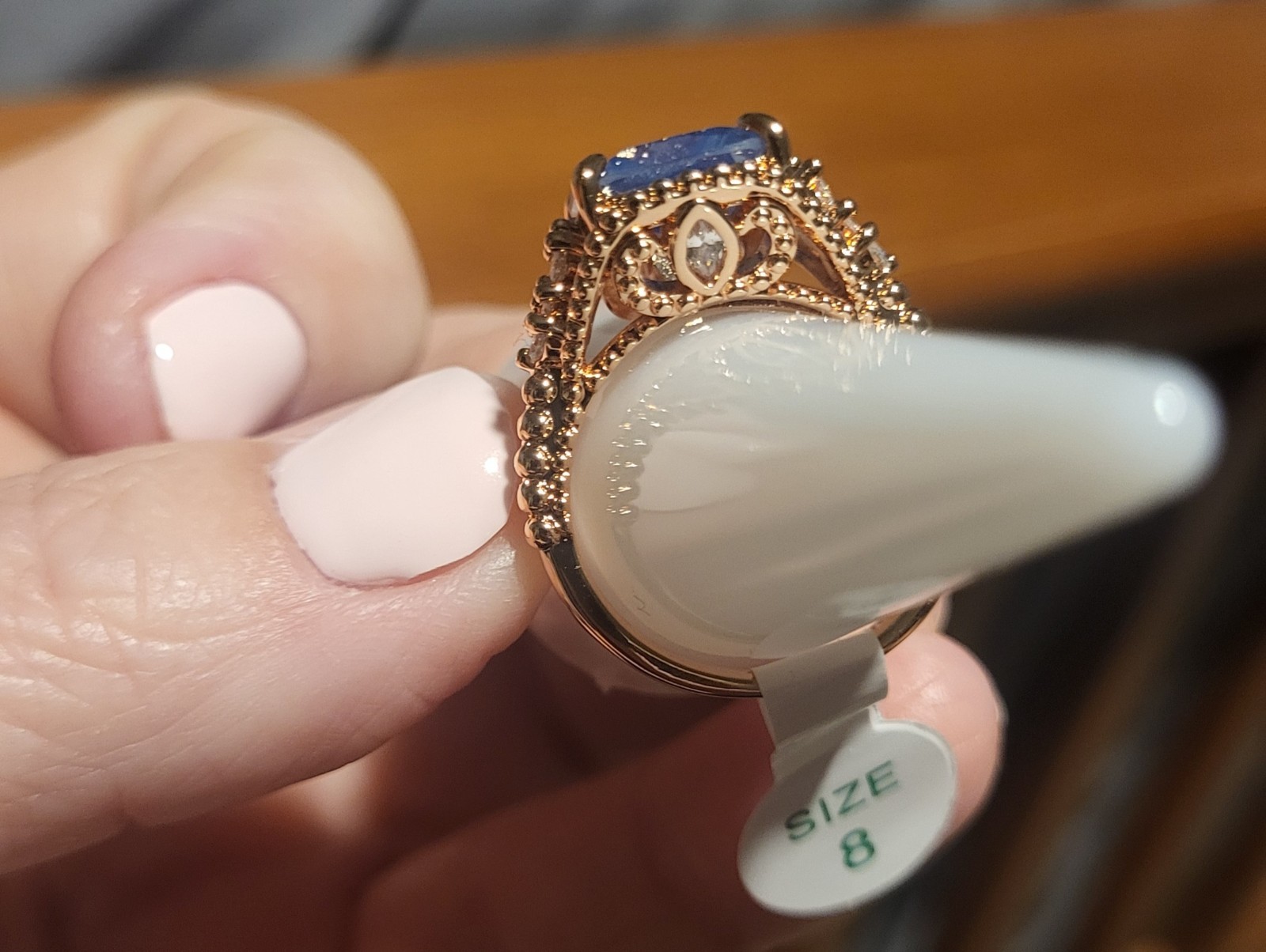 Bomb Party Sz 8 Game Of Thrones GOT Ring LC Blue Moonstone RG93259