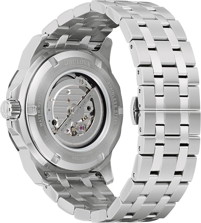 Bulova Marine Star 44mm Automatic Blue Dial SS Bracelet 200m w/ Box