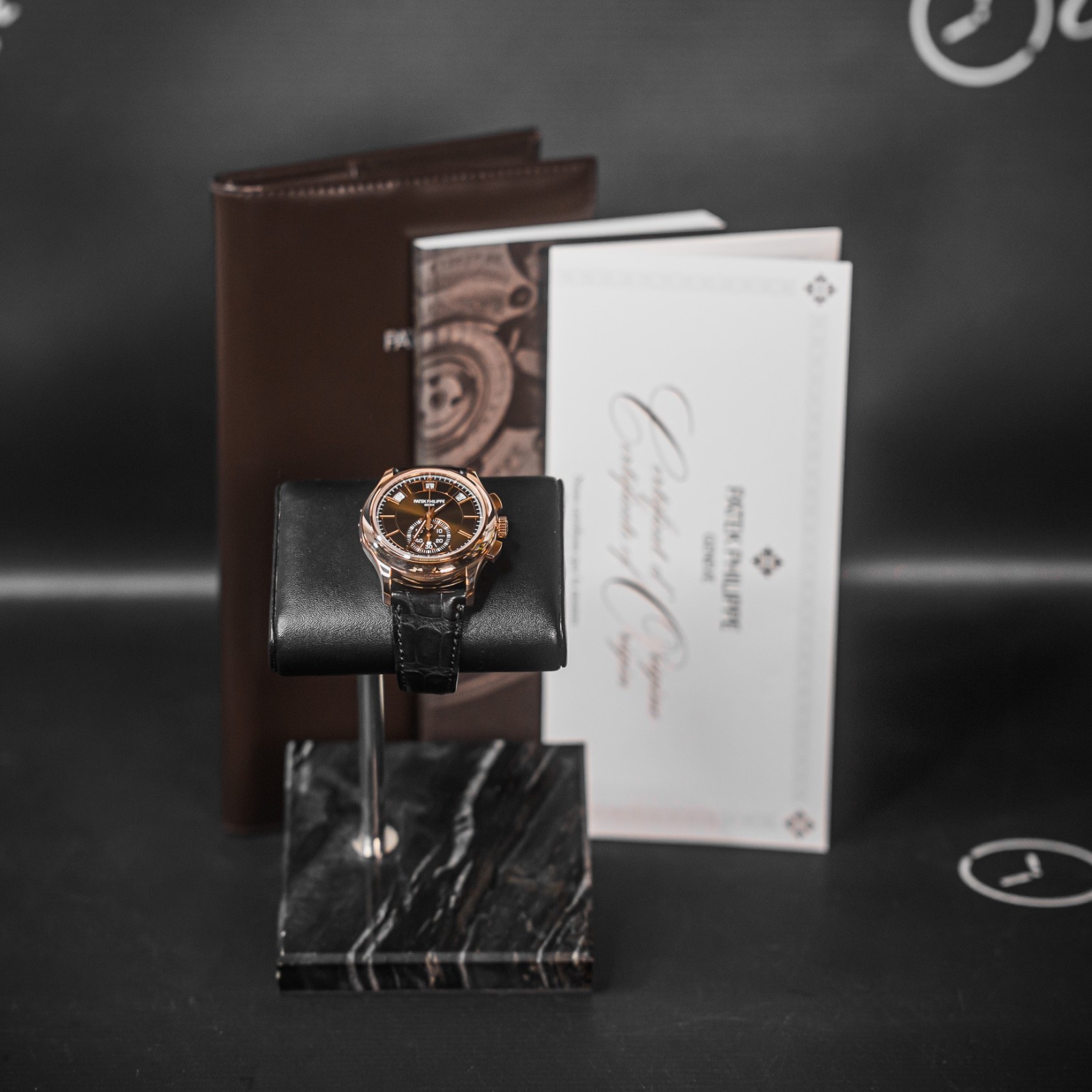 Patek Philippe 5905R-001 Annual Calendar Chronograph Rose Gold with Papers