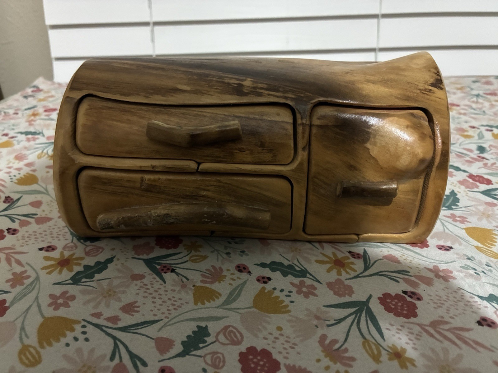 Nature Log Jewelry Box
