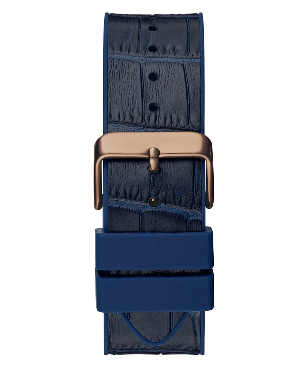 Guess Men’s Blue Gold Tone Multi-function Quartz Watch – GW0202G8 NEW