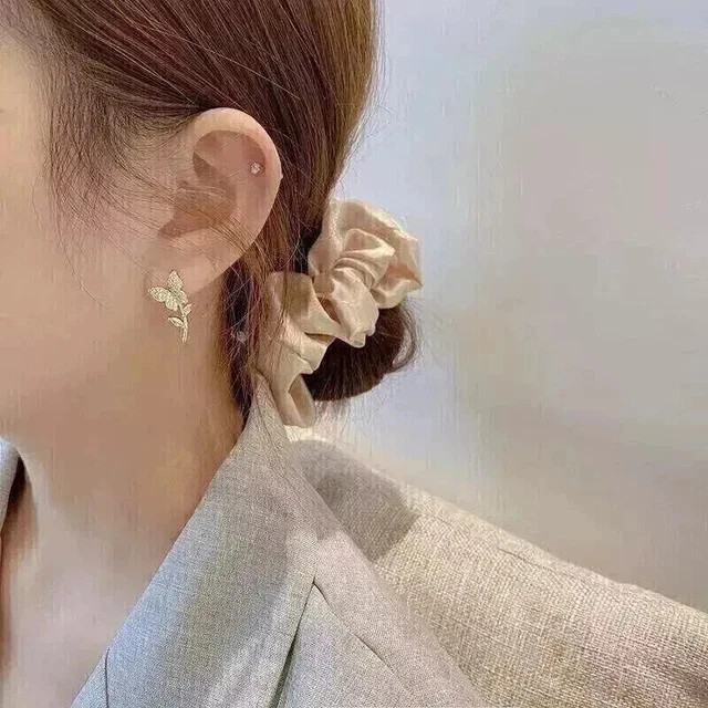 3Ct Round Cut Lab-Created Diamond Women’s Stud Earrings 14K Yellow Gold Plated