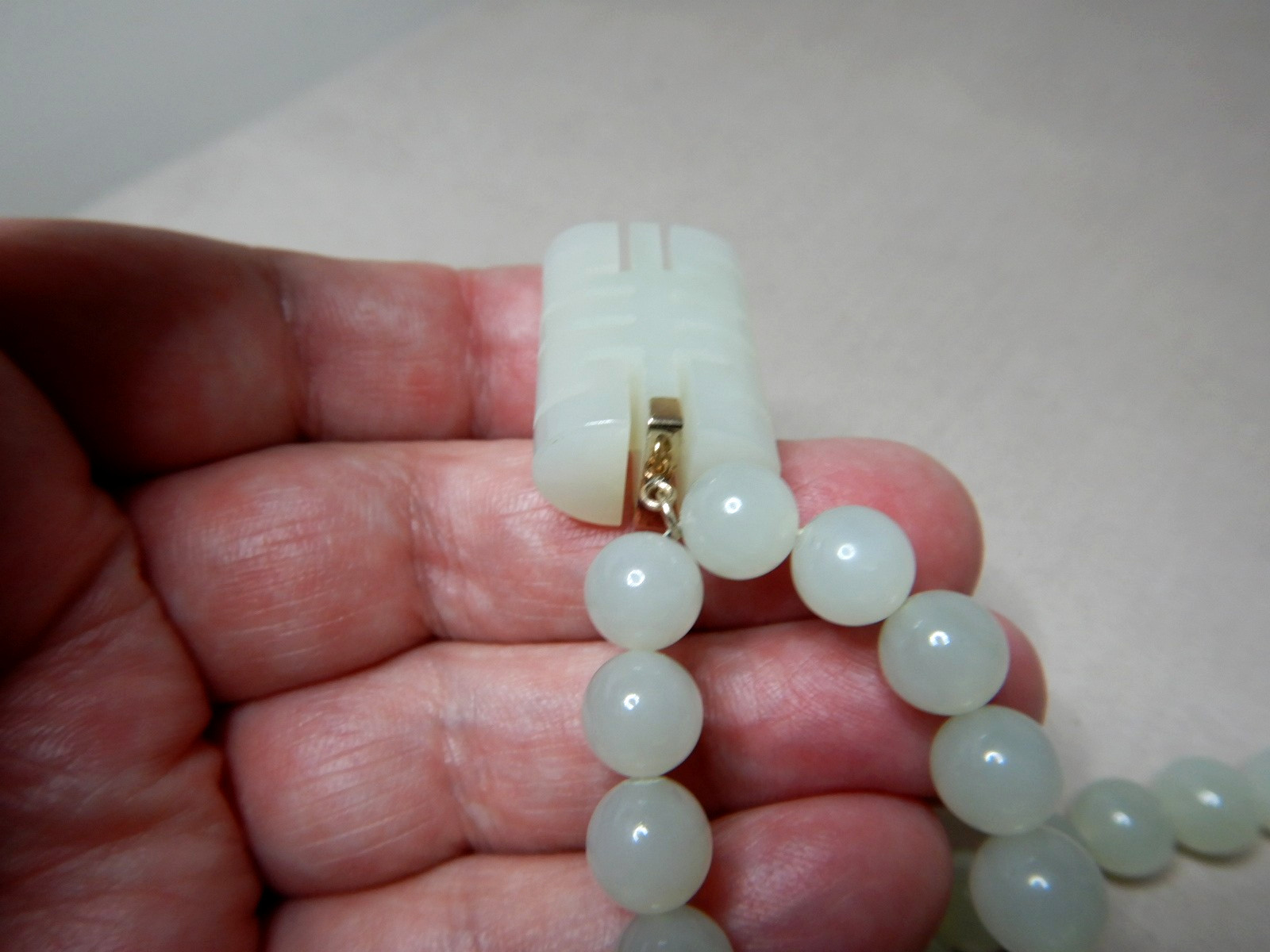 Vintage Jade Multi Pendant Beaded Double Strand Necklace