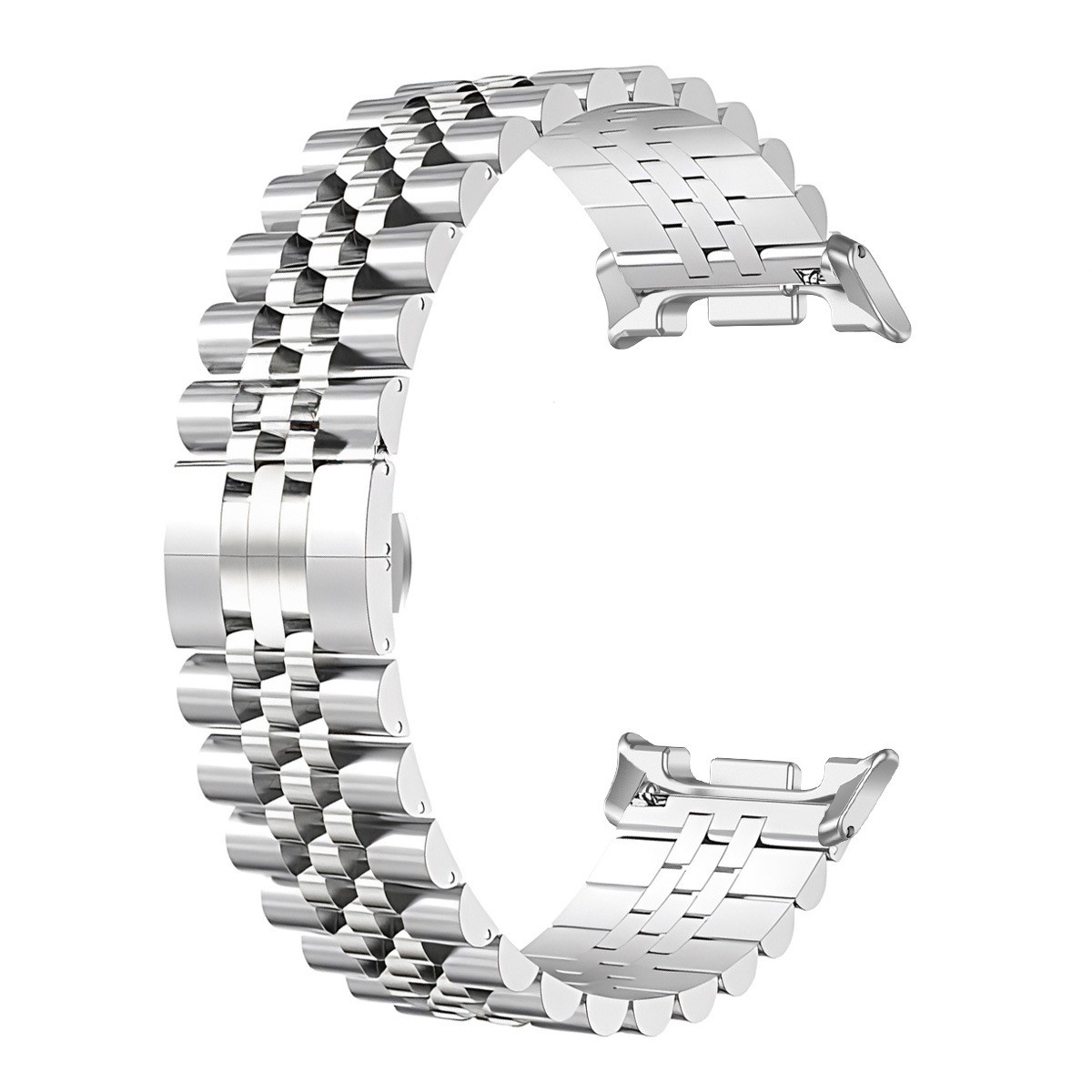 Fits Samsung Galaxy Watch8/8classic Stainless Steel Watch Strap Butterfly Clasp