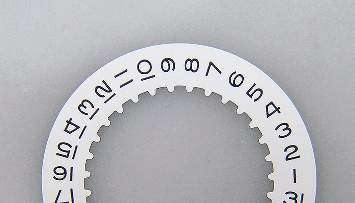 Genuine Rolex 3135 3175 3185 16200 White Date Indicator Wheel Disc Watch Caliber
