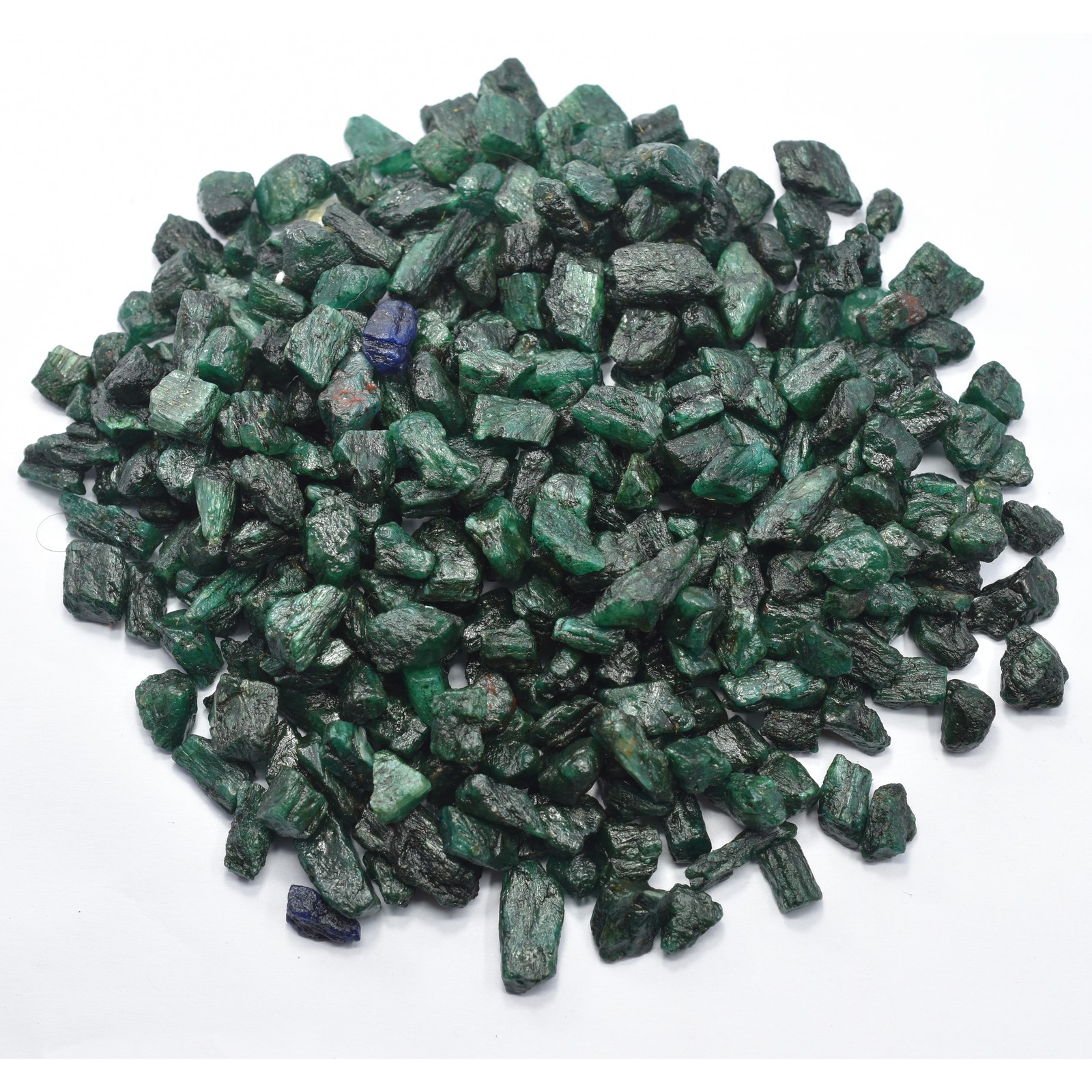 CERTIFIED 454.25 Ct Natural COLOMBIAN Green Emerald Rough Loose Gemstone Lot