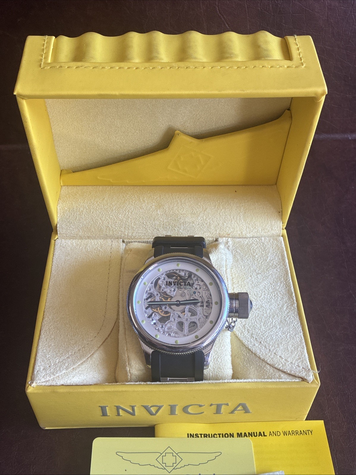 NIB With Papers INVICTA 1242 Russian Diver Watch 52mm