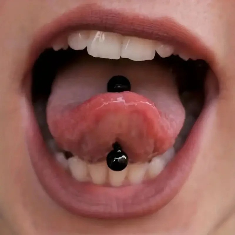 5-20 Pcs Lot 14g Tongue Rings Bar Balls Barbell Body Piercing Jewelry NEW