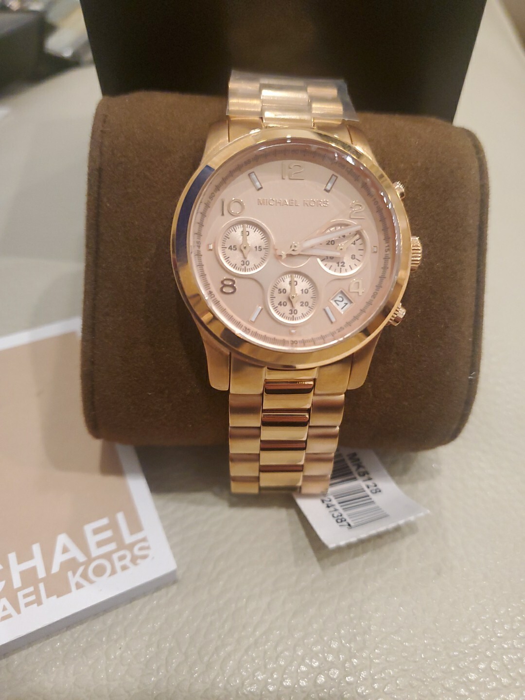 Michael Kors MK5128 Rose Gold Wrist Watch for Women