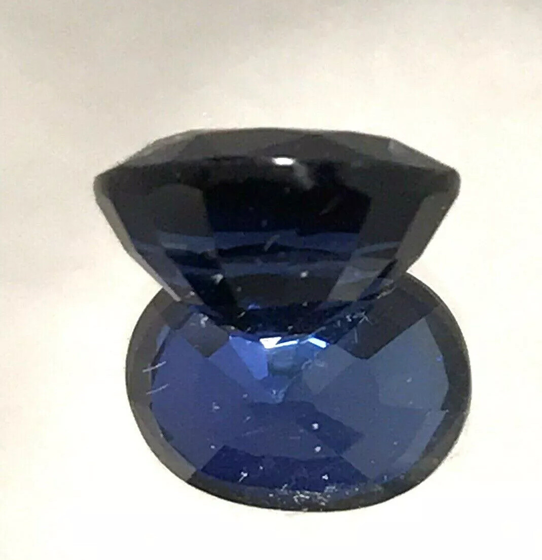 3.05 Ct Natural Blue Sapphire Beautiful Color,VVS Clarity, Oval Cut ,9 mohs hard