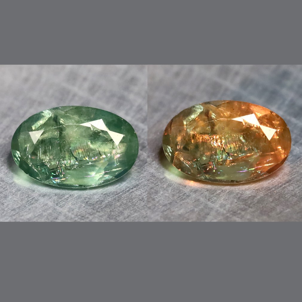 0.36 ct Spectacular Oval Cut (6 x 4 mm) Green Un-Heated Alexandrite Gemstone