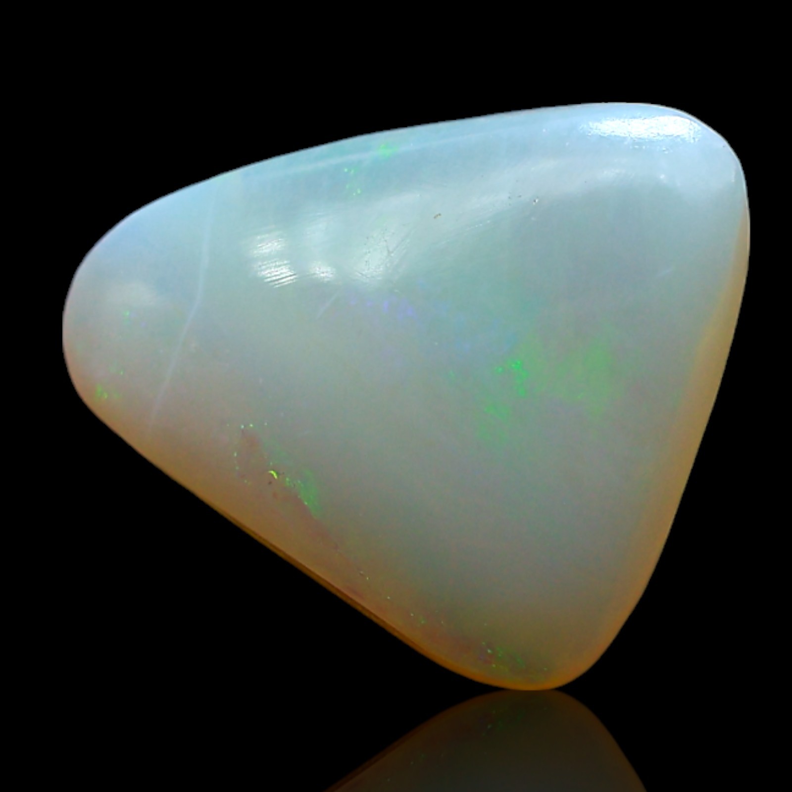 Natural Fire Opal Designer Pendant Supply Trillion Cabochon 2.00 Cts 11x10x3 mm