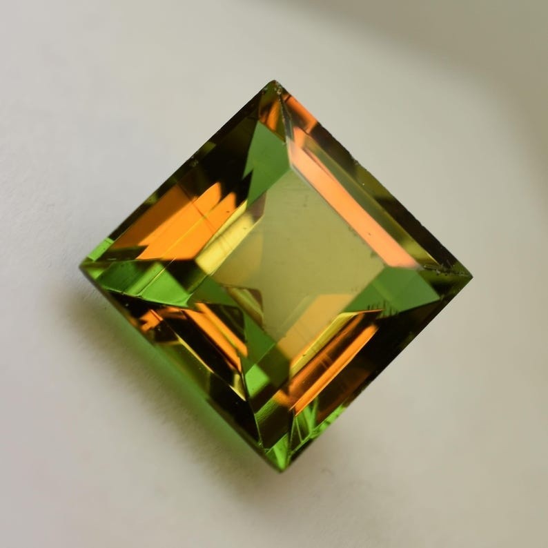 7.10 Ct Natural Alexandrite Square Cut Certified Jewelry Making Stone