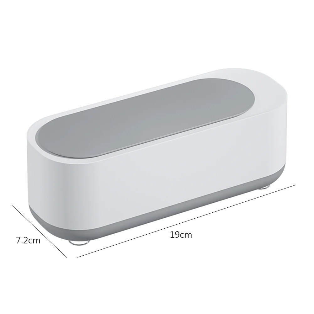 Ultrasonic Jewelry Cleaning Machine Portable Eyeglasses Watches Heads Cleaner