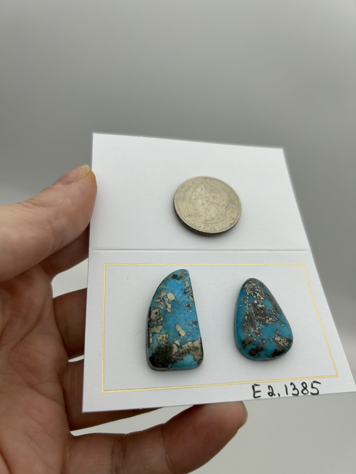 Natural Turquoise Cabochon 10g. 49ct. #E2.1385