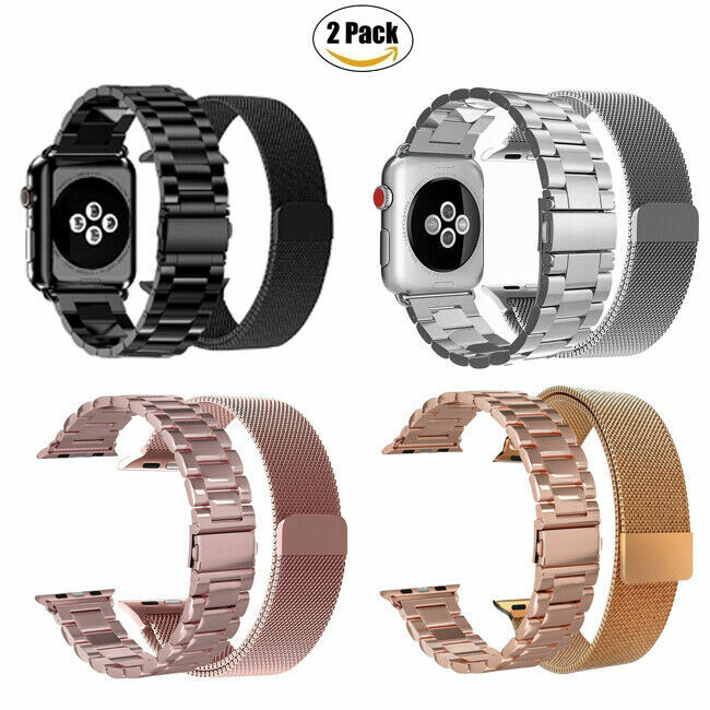 For Apple iWatch Series 6 SE 5 4 3 2 1 Stainless Steel Watch Band 38 40 42 44mm