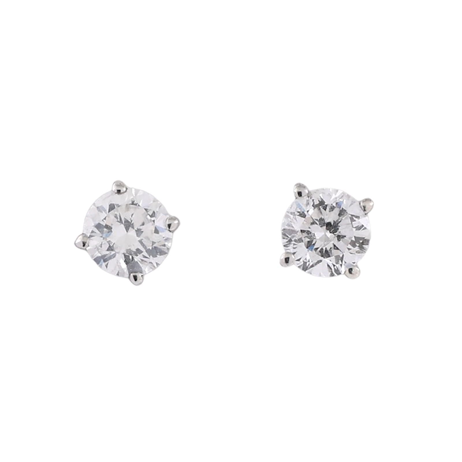 0.30CTW Round Lab Grown Diamond Stud Earrings Sterling Silver 4-Prong Basket Set