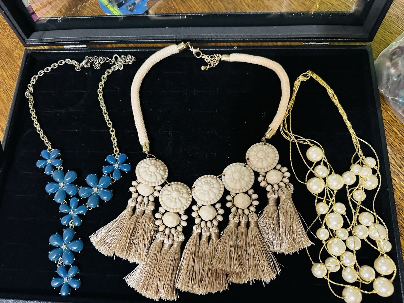 Vintage Lot Of 3 MCM Statement Necklaces