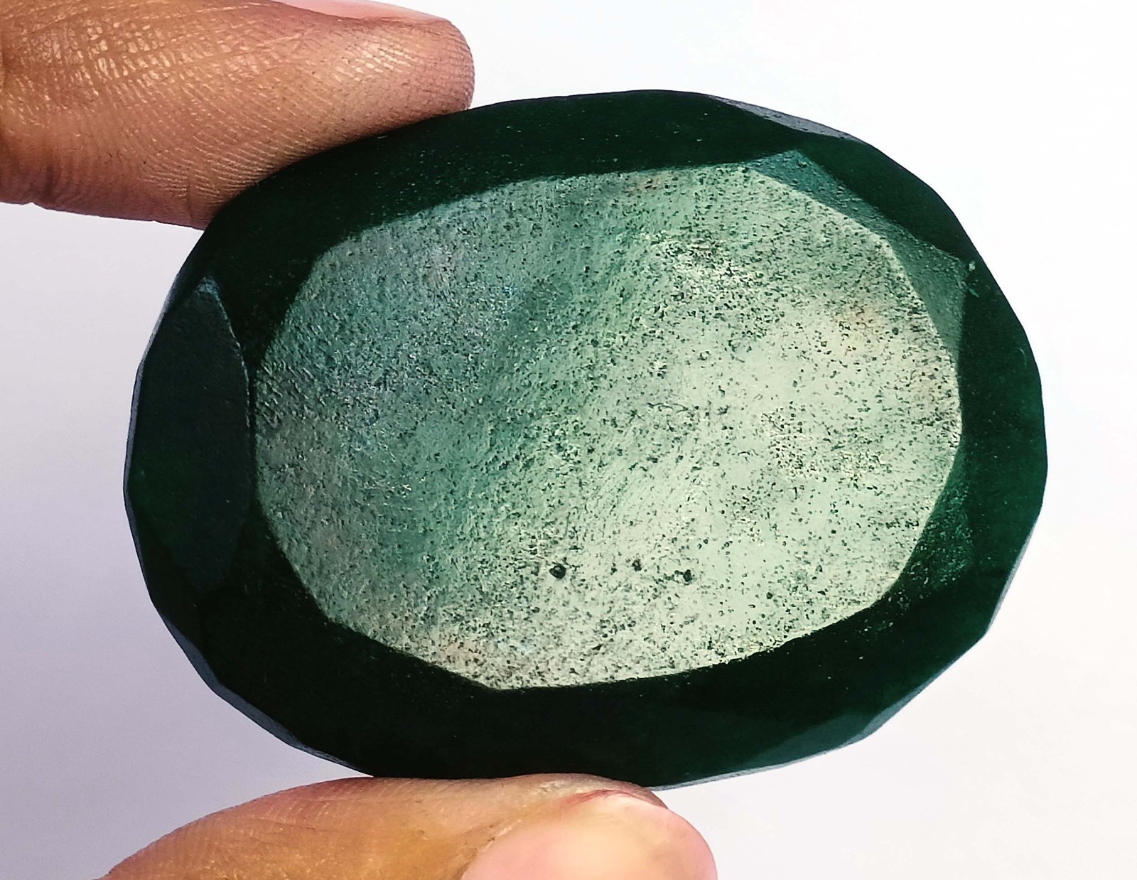 Elegant Quality Natural Green Emerald 114 Ct Oval Shape IGL Gemstone 6AHL