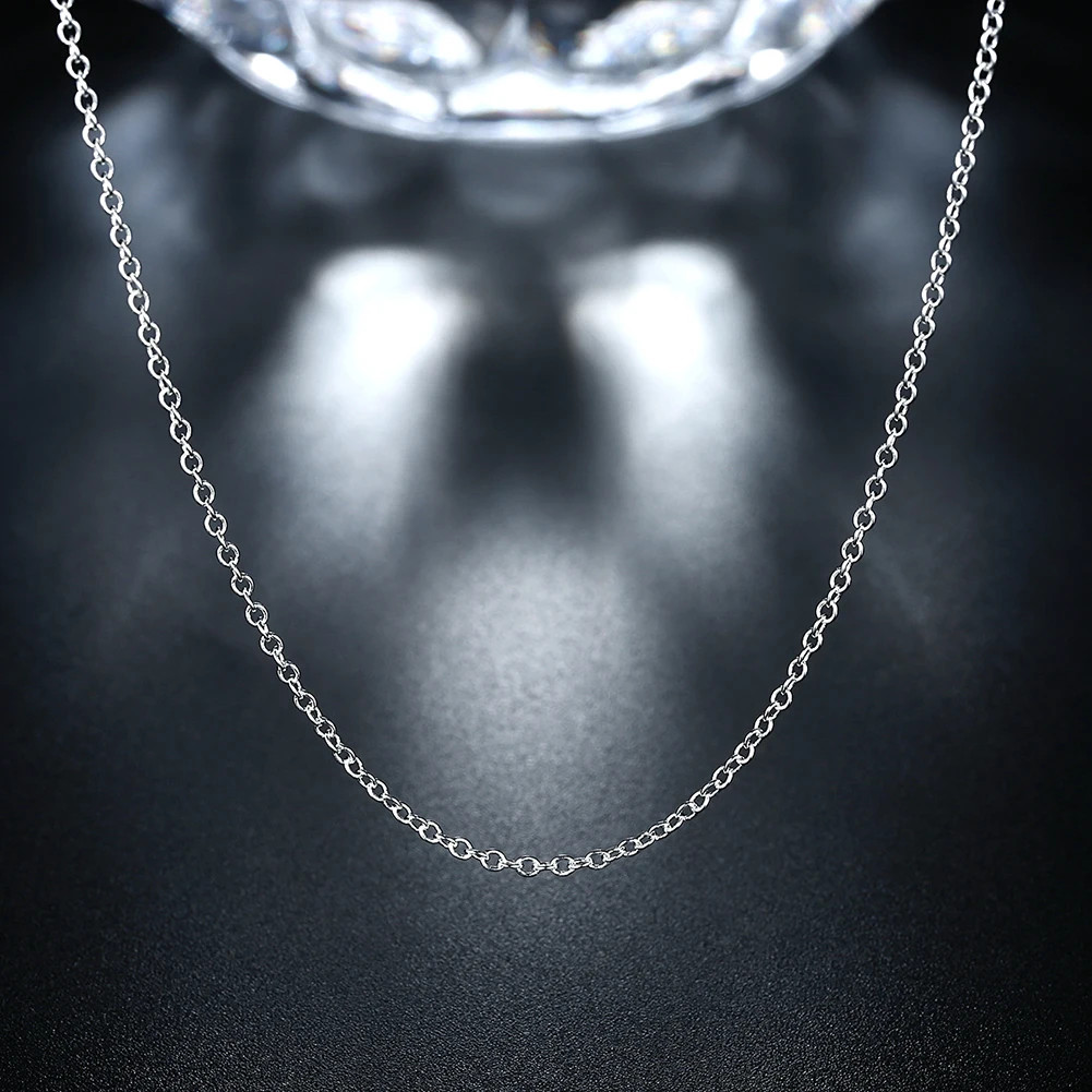 10PCS wholesale 925 sterling solid silver 1MM 16-30inch snake chain necklace