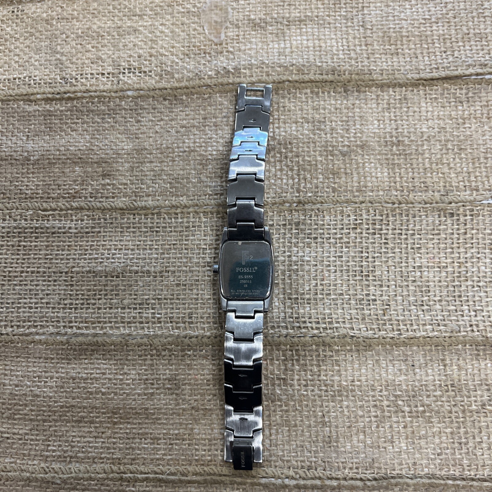 Women’s Fossil Stainless Steel Watch ES -9555 250311 30 Meters/100 Ft