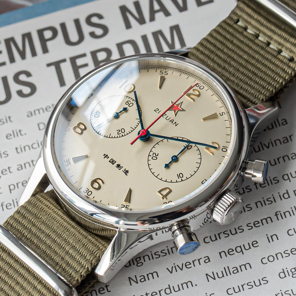 SEAGULL 1963 40mm 2024 Sapphire Upgrade Mechanical Chronograph watch SU1963S40