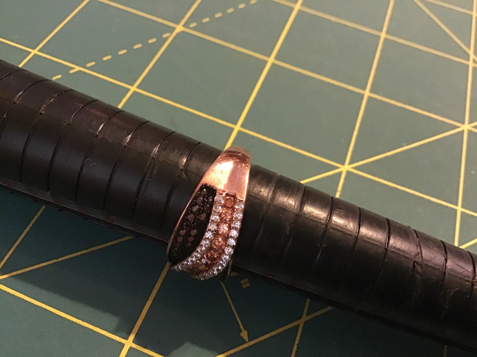 Fuzion Creations CZ “Ring Sterling Silver Size 8.5 CN FZN
