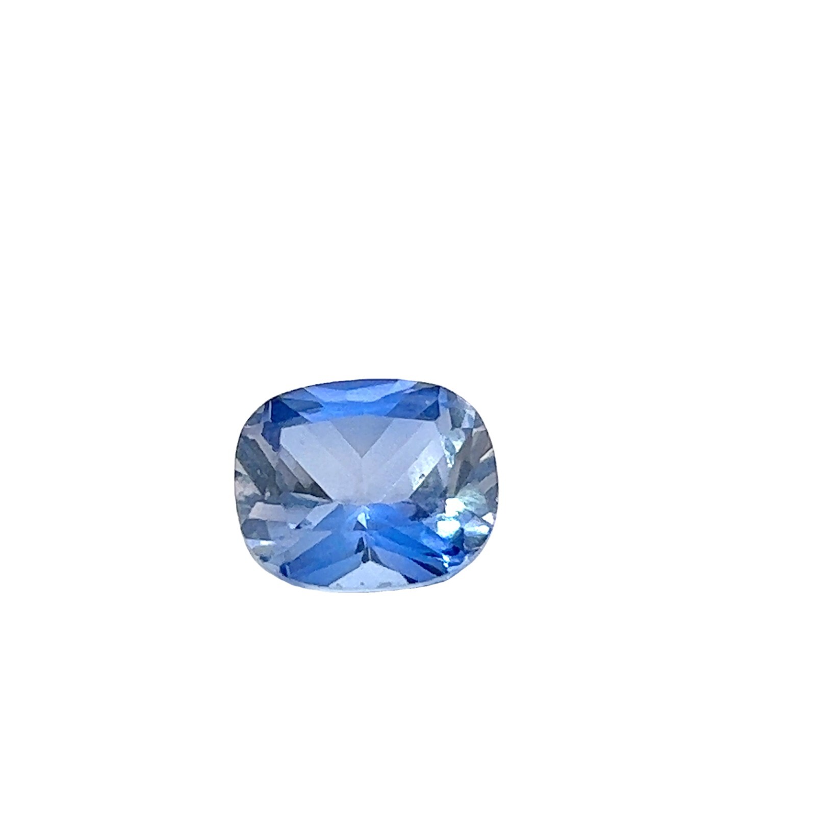 6.90ct Loose Emerald Cushion Cut Lab Created Blue Ceylon Gemstone 12 x 10mm