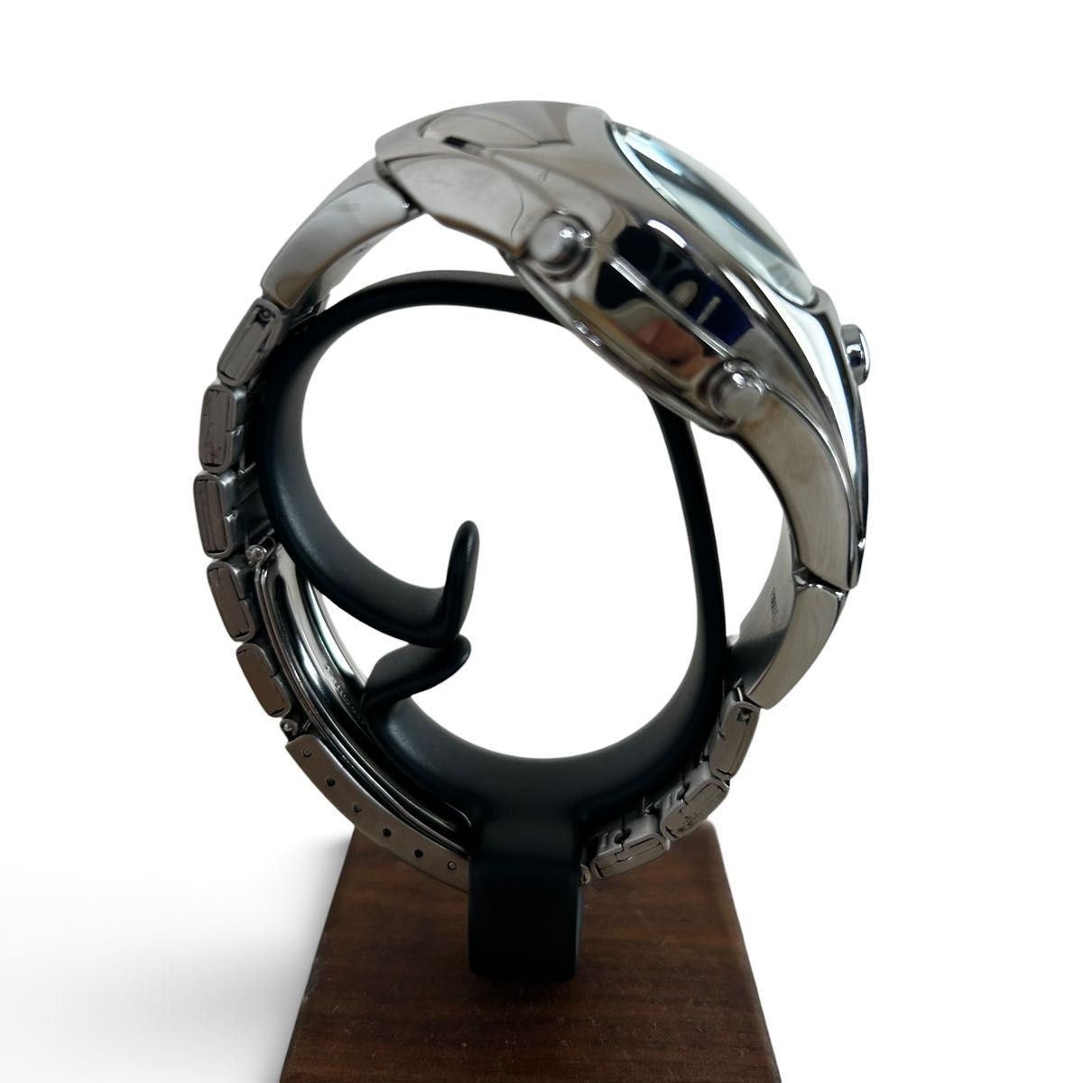 Operation confirmed SEIKO ALBA SPOON w850 Seiko Alba Spoon Digital Silver y2k St
