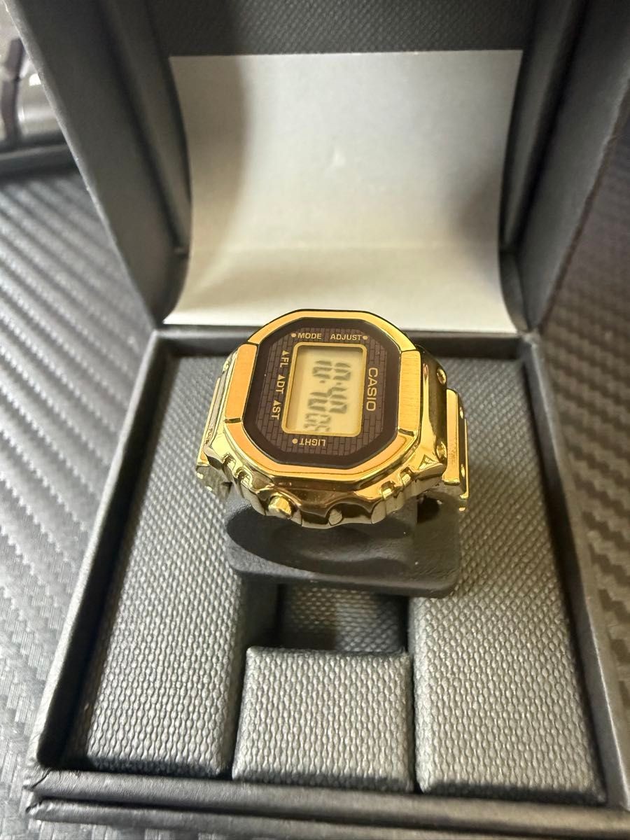 CASIO CRW 001G 9JR Ring Watch Gold