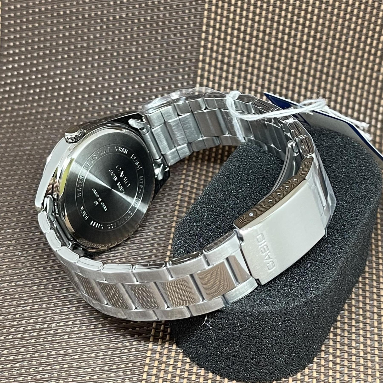 Casio MTP-1302D-1A2 Enticer Series Analog Stainless Steel Black Dial Men’s Watch