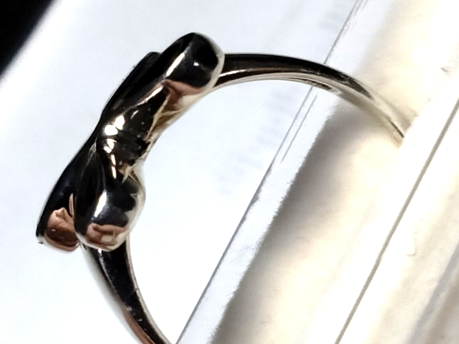 LOVELY ABALONE SHELL INLAYS IN TRENDY STERLING SILVER.925 RING SIZE 8.75-9.0!