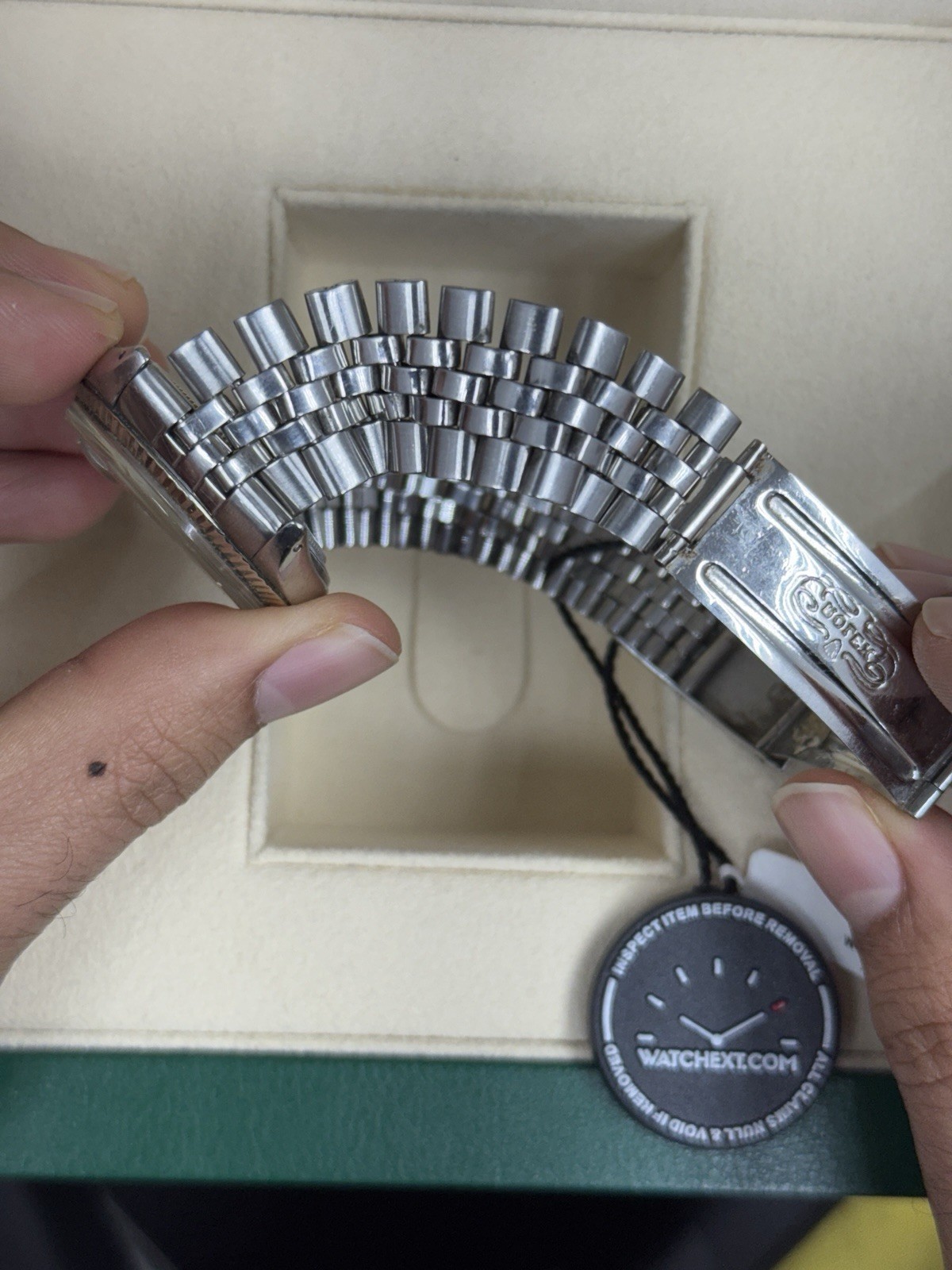 Rolex Datejust 1601 Silver Jubilee Bracelet with Silver Bezel “WATCH ONLY”