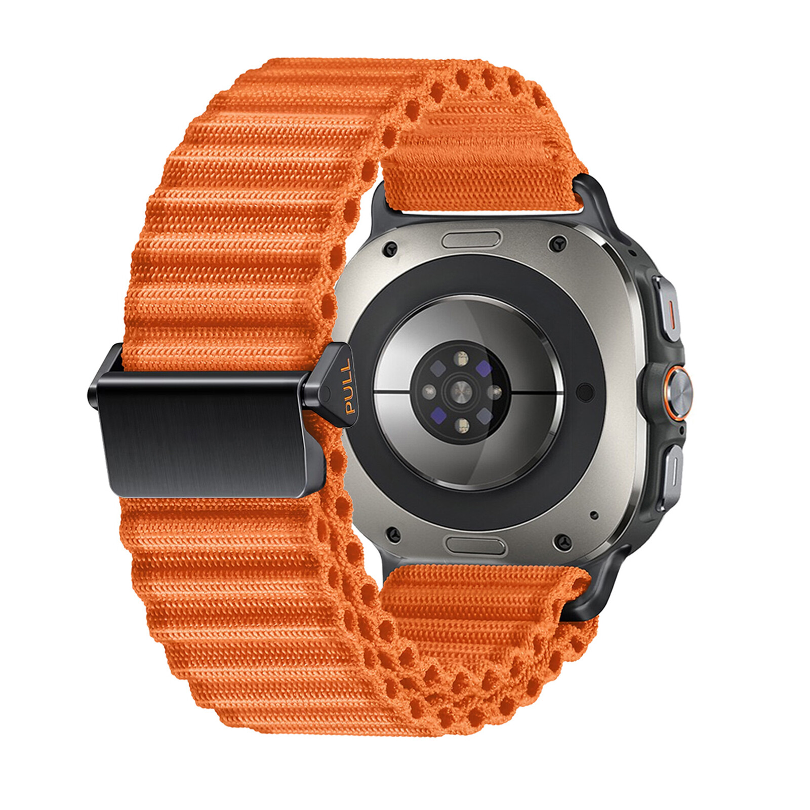 For Samsung Galaxy Watch Ultra 47mm Sports Nylon Braided Loop Strap Wrist Band