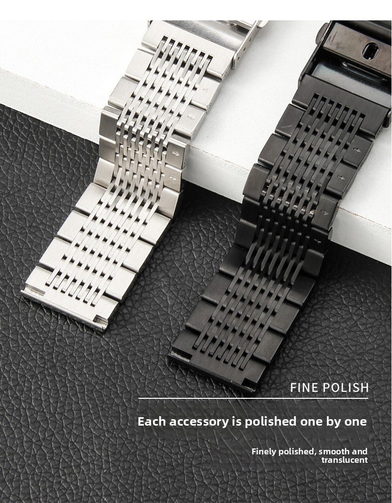 High Quality Solid Stainless Steel Watch Band Strap 18 20 22 24mm with Tools