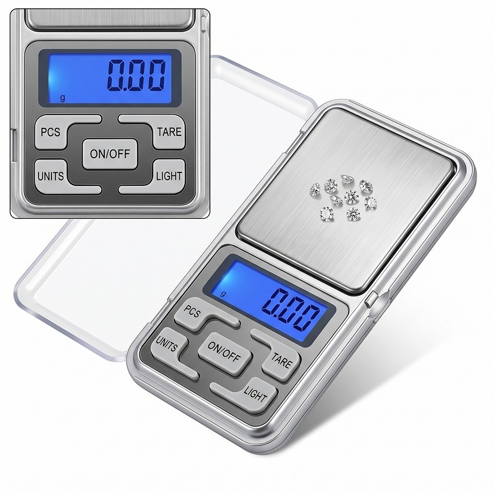 Mini Digital Pocket Scale 200g x 0.01g High Precision Jewelry Gold Silver Coin