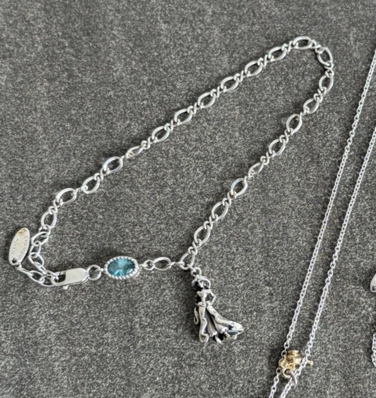 Chamilia Disney Jasmine Bracelet Aladdin 17 – 20CM Excellent Sterling Silver