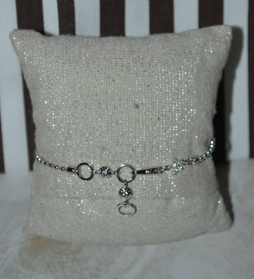 Henri Bendel Chain Bracelet Saturn Pearl Charm