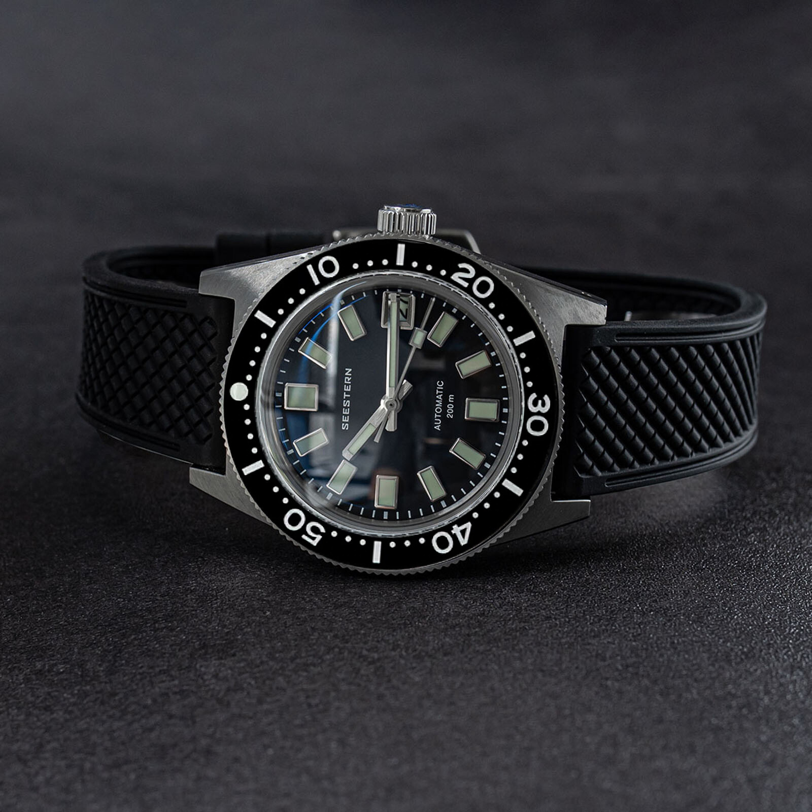 Seestern V3 62MAS 20ATM Genuine Ceramic Bezel 200m DIVER’S Watch SE2021-D62S-KK