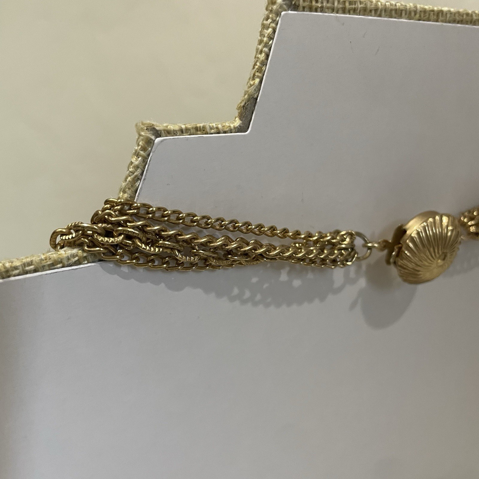 Vintage Multi-chain Gold Chain Choker Necklace With Clasp