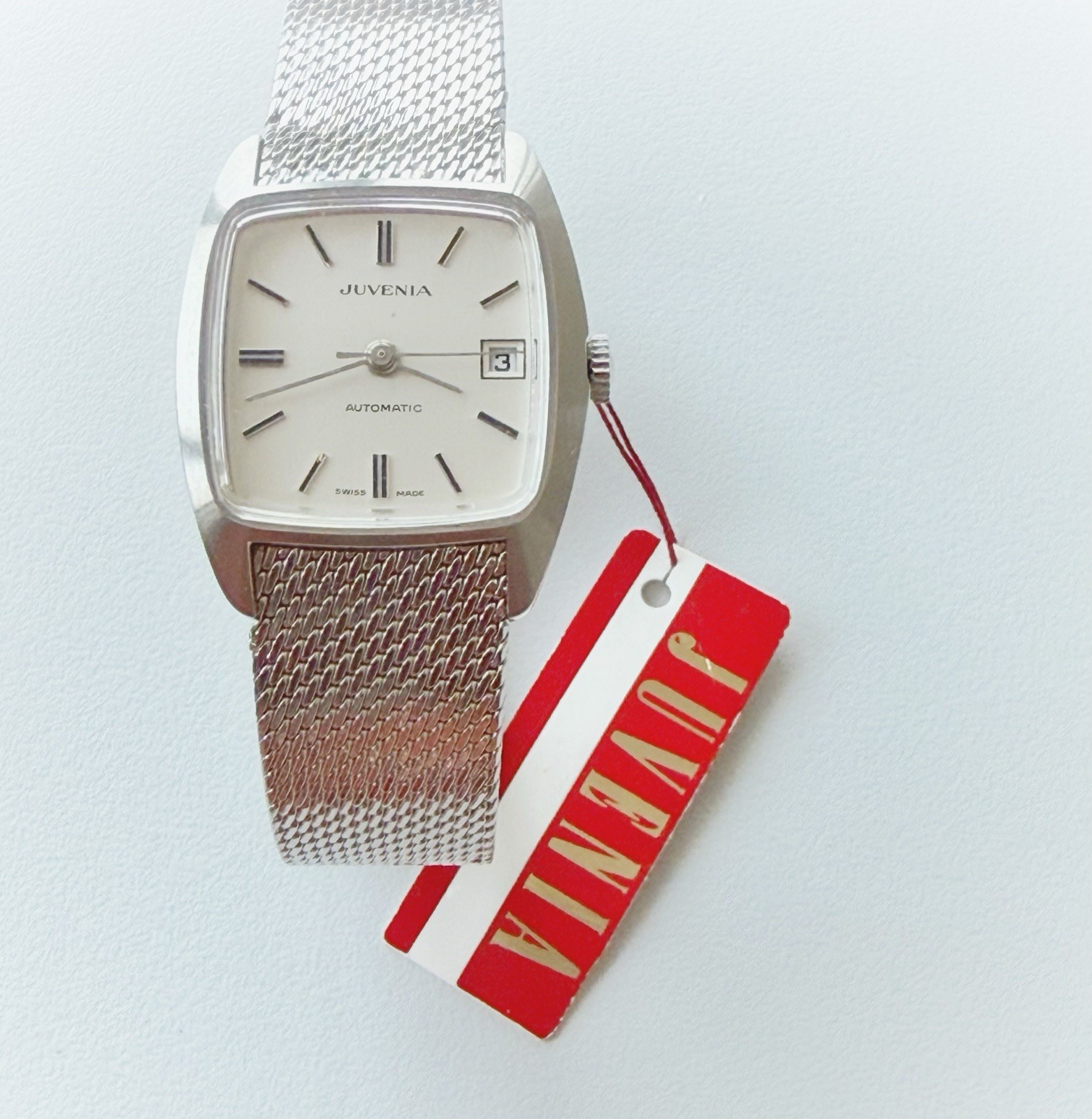 Rare Vintage JUVENIA 8797R-BA Automatic Watch Swiss Old Stock Brand New