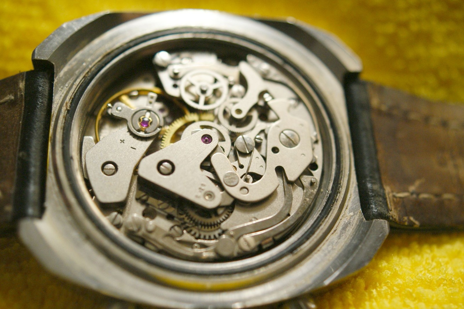 Vintage Herma Racing Design Valjoux 7733 / 45 Minute Hand Wind Chronograph
